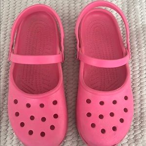 Hot Pink Crocs